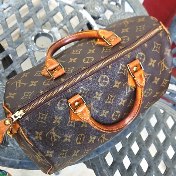 5 PCS Louis Vuitton Monogram Speedy 30 Handbag Bundle - Picture 9 of 17